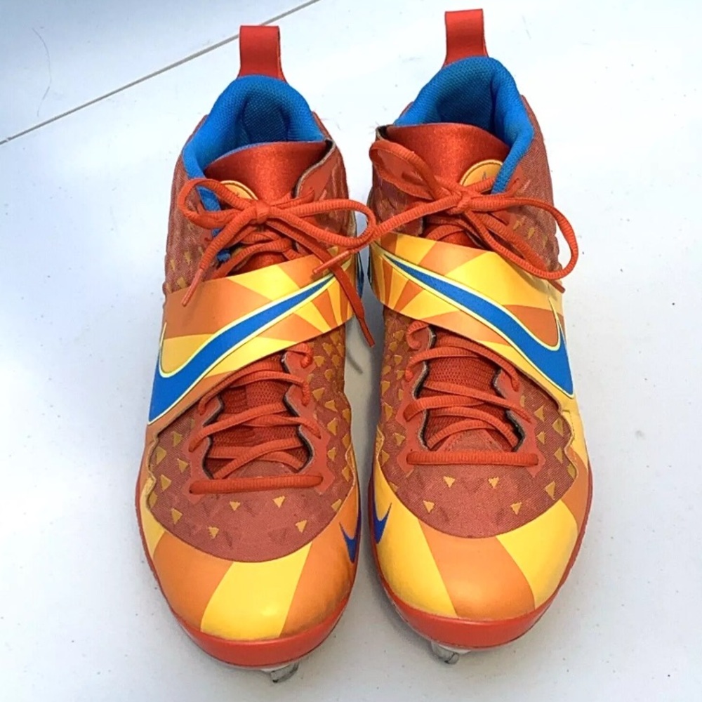 NIKE FORCE ZOOM TROUT 6 PRM 2019 MLB ROCK & ROLL CLEATS AT3880-800 Mens 12.5